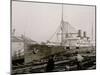 S.S. Morro Castle, Cramps Shipyards, Philadelphia-null-Mounted Photo