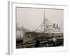 S.S. Morro Castle, Cramps Shipyards, Philadelphia-null-Framed Photo