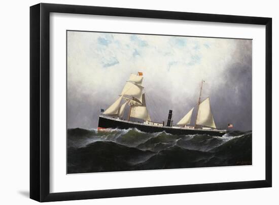 S.S. Niagara, 1877-Antonio Jacobsen-Framed Giclee Print