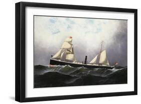 S.S. Niagara, 1877-Antonio Jacobsen-Framed Giclee Print