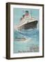 S.S. Paris, French Ocean Liner-null-Framed Art Print