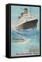 S.S. Paris, French Ocean Liner-null-Framed Stretched Canvas