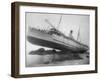 S.S. Princess May Shipwrecked Photograph - Alaska-Lantern Press-Framed Art Print