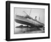 S.S. Princess May Shipwrecked Photograph - Alaska-Lantern Press-Framed Art Print