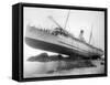 S.S. Princess May Wrecked on Sentinel Island, Alaska, August 5, 1910-null-Framed Stretched Canvas
