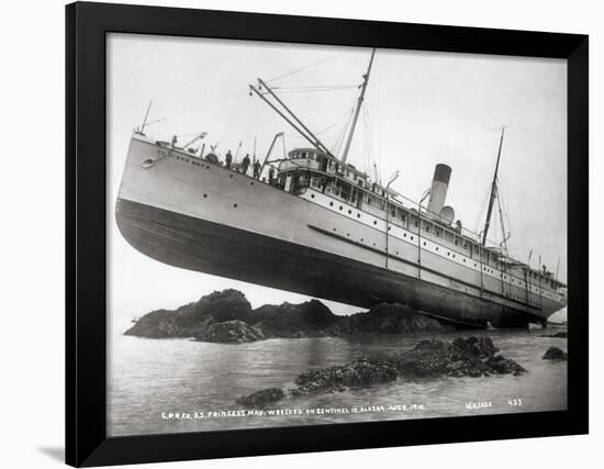 S.S. Princess May Wrecked-null-Framed Photographic Print
