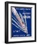 S.S. United States, Fastest to and from All Europe, United States Lines Advertisement, C.1955-null-Framed Giclee Print