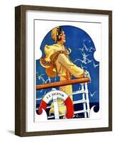 "S. S. Vacation,"July 20, 1929-Elbert Mcgran Jackson-Framed Giclee Print