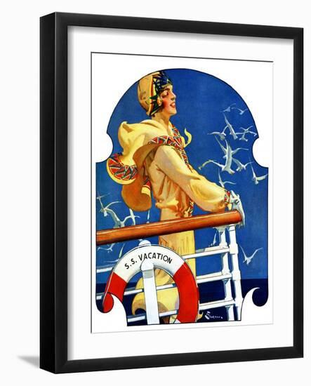 "S. S. Vacation,"July 20, 1929-Elbert Mcgran Jackson-Framed Giclee Print