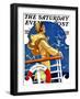 "S. S. Vacation," Saturday Evening Post Cover, July 20, 1929-Elbert Mcgran Jackson-Framed Giclee Print