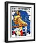 "S. S. Vacation," Saturday Evening Post Cover, July 20, 1929-Elbert Mcgran Jackson-Framed Giclee Print