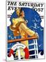 "S. S. Vacation," Saturday Evening Post Cover, July 20, 1929-Elbert Mcgran Jackson-Mounted Giclee Print