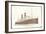 S.S. Veendam Der Hapag, Rotterdam, Dampfschiff-null-Framed Giclee Print