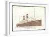 S.S. Veendam Der Hapag, Rotterdam, Dampfschiff-null-Framed Giclee Print