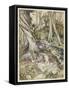 S, Speare: Hermia and Helen-Arthur Rackham-Framed Stretched Canvas