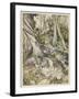 S, Speare: Hermia and Helen-Arthur Rackham-Framed Art Print