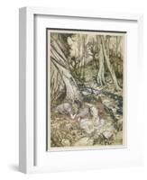 S, Speare: Hermia and Helen-Arthur Rackham-Framed Art Print