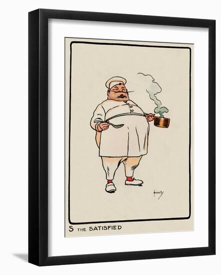 'S the Satisfied', 1903-John Hassall-Framed Giclee Print