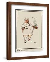 'S the Satisfied', 1903-John Hassall-Framed Giclee Print