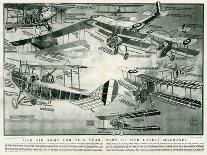 How the Gotha Plane Aims its Bombs, WW1-S.W. Clatworthy-Art Print