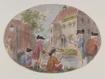 View of Anglers Opposite Sadler's Wells Theatre. Finsbury, Islington, London, C1800-S Woodward-Giclee Print