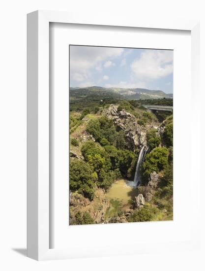 Sa'Ar Waterfall at the Hermon Nature Reserve, Golan Heights, Israel, Middle East-Yadid Levy-Framed Photographic Print