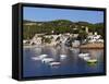 Sa Tuna, Near Begur, Costa Brava, Catalonia, Spain, Mediterranean, Europe-Stuart Black-Framed Stretched Canvas