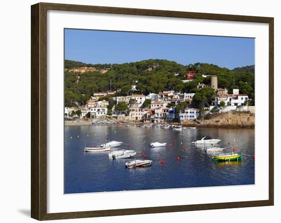 Sa Tuna, Near Begur, Costa Brava, Catalonia, Spain, Mediterranean, Europe-Stuart Black-Framed Photographic Print