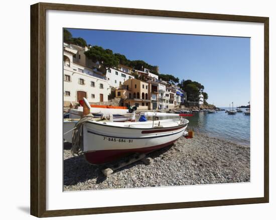 Sa Tuna, Near Begur, Costa Brava, Catalonia, Spain, Mediterranean, Europe-Stuart Black-Framed Photographic Print