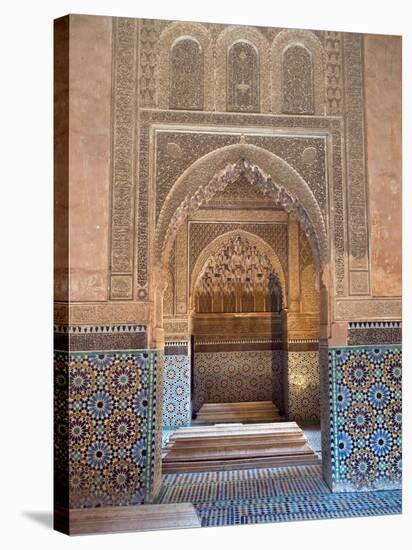 Saadian Tombs, Marrakech, Morocco, North Africa, Africa-Nico Tondini-Stretched Canvas