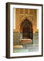 Saadian Tombs, Medina, Marrakesh, Morocco, North Africa, Africa-Jochen Schlenker-Framed Photographic Print