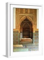 Saadian Tombs, Medina, Marrakesh, Morocco, North Africa, Africa-Jochen Schlenker-Framed Photographic Print