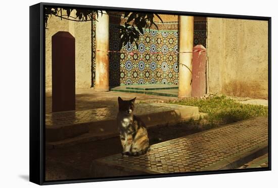 Saadian Tombs, Medina, Marrakesh, Morocco, North Africa, Africa-Jochen Schlenker-Framed Stretched Canvas