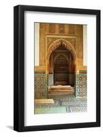 Saadian Tombs, Medina, Marrakesh, Morocco, North Africa, Africa-Jochen Schlenker-Framed Photographic Print