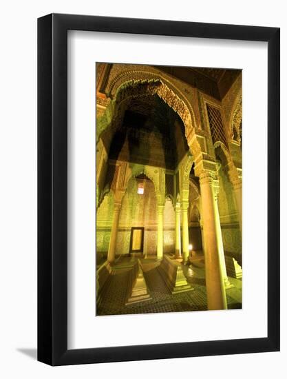 Saadian Tombs, UNESCO World Heritage Site, Marrakech, Morocco, North Africa, Africa-Neil Farrin-Framed Photographic Print