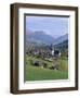 Saanen Village Church in Foreground, Switzerland-Richard Ashworth-Framed Photographic Print