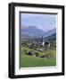 Saanen Village Church in Foreground, Switzerland-Richard Ashworth-Framed Photographic Print