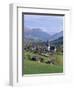 Saanen Village Church in Foreground, Switzerland-Richard Ashworth-Framed Photographic Print