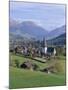 Saanen Village Church in Foreground, Switzerland-Richard Ashworth-Mounted Photographic Print
