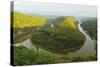 Saar River Loop at Mettlach, Rhineland-Palatinate, Germany, Europe-Jochen Schlenker-Stretched Canvas