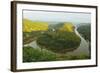 Saar River Loop at Mettlach, Rhineland-Palatinate, Germany, Europe-Jochen Schlenker-Framed Photographic Print