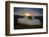 Saar River Loop, Fog, Sunrise, Orscholz, View from Cloef, Saarland, Germany-Ronald Wittek-Framed Premium Photographic Print