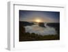 Saar River Loop, Fog, Sunrise, Orscholz, View from Cloef, Saarland, Germany-Ronald Wittek-Framed Premium Photographic Print