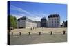 Saarbrucken Castle in Saarbrucken, Saarland, Germany, Europe-Hans-Peter Merten-Stretched Canvas