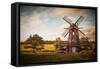 Saare County Windmill-Philippe Sainte-Laudy-Framed Stretched Canvas