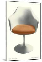 Saarinen Tulip Arm Chair-null-Mounted Art Print