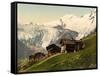 Saas Fee, Alpine View, Valais, Alps Of, Switzerland, C.1890-C.1900-null-Framed Stretched Canvas