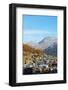 Saas Fee resort in autumn, Valais, Swiss Alps, Switzerland, Europe-Christian Kober-Framed Photographic Print