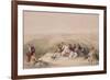 Sabaste, Ancient Samaria, April 17th 1839, Plate 44 from Volume I of "The Holy Land"-David Roberts-Framed Giclee Print