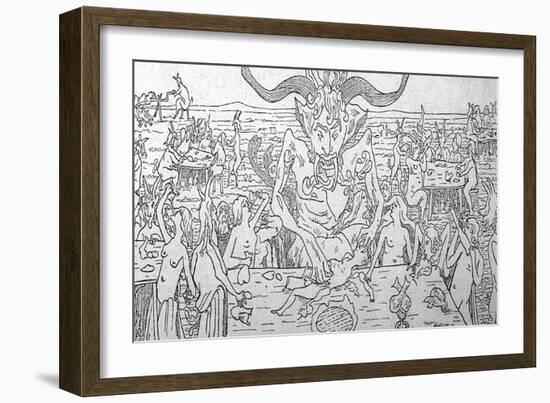 Sabbat Banquet-Henry De Malvost-Framed Art Print